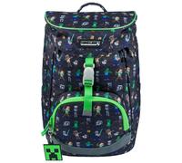Zaino di scuola Baagl Airy Colore: nero/verde