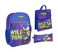 CERDÁ LIFE'S LITTLE MOMENTS Zaino di Scuola di Sonic Prime, Borsa Unisex Kids, Multicolore, Standard