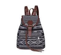 Zaino di Tela Bohemien Vintage Zaino Boemo Piccolo Signore Zaini da viaggio Racksack per la Scuola lo shopping i viaggi il Lavoro