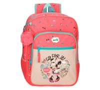 Disney Minnie Lovin Life Zaino Scuola Adattabile a Carrello Multicolore 30 x 38 x 12 cm Microfibra 13,68 L, multicolore, Zaino scuola adattabile a carrello