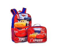Zaino Disney Cars Con Lunchbox Isolato