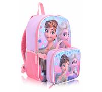 Zaino Disney Frozen 16" Con Borsa Pranzo - Personaggi Licenziati