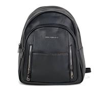 Zaino Donna Baci e Abbracci Ecopelle Nero Elegante Viaggio Lavoro Tempo Libero