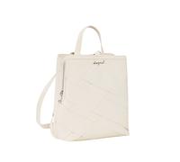 Desigual Bianco Poliuretano Female Mini Backpack