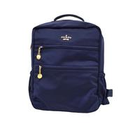 Zaino Donna Donna In Nylon Sacca Bagaglio a Spalla Multitasche Blu