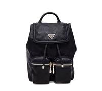 GUESS zaino Manhattan II Flap Backpack Black Logo