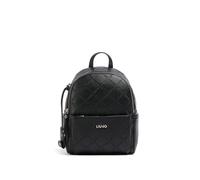 LIU JO Zaino comodo, pratico e capiente con doppia chiusura zip. Possiede due tasche interne di cui una con zip. Una tasca frontale con zip e spallacci regolabili 31X23X12 CM 22222 NERO