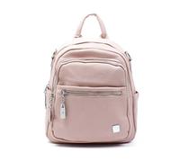 Zaino donna morbido multitasche con cerniere zainetto scomparti tasche spallina