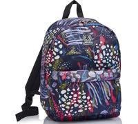 Zaino donna scuola da viaggio porta pc Invicta Benin S abstract jungle in nylon