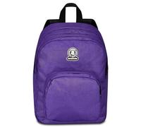 Zaino Doppio Scomparto Benin M Solid Invicta, Viola, Con Tasca Interna Attrezzata, Tasche laterali Porta Borraccia e Scomparto Porta Laptop, Scuola & Viaggio, Ragazzi
