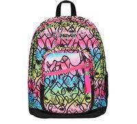 Zaino Doppio Scomparto Seven New Fit, JumpLove, Rosa, Tasca Porta Borraccia,