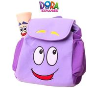 Zaino Dora l’Esploratrice con Mappa Morbido Viola Bambini Scuola Materna Asilo