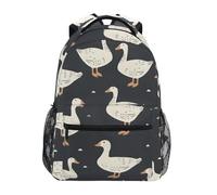 Zaino Duck Goose Pattern Backpack Grandezaini Leggero Zaino Da Scuola Per Viaggio Notebook Escursioni