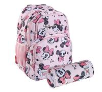Zaino e astuccio Disney Minnie Mouse zainetto con bretelle bambina scuola 5545