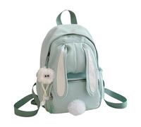Zaino Elementari Bambino, Zaino Asilo Bimba Resistente, Zaino Leggero per Ragazze con Grazioso Design a Forma di Orecchie da Coniglio, Ideale per la Scuola Media e per Avventure all'Aria Aperta.