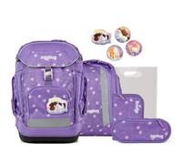 Ergobag Set di borse da viaggio 6 pz. incl. set di velcro rosa