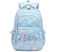 Zaino ergonomico per bambini - KPop Demon Hunters, motivo anime con stampa 3D, Blu-4, 17Inch