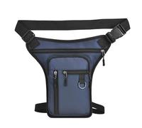Zaino ergonomico per sport all'aria aperta con tasche multiple Borsa a tracolla regolabile Borsa a tracolla per gamba Borsa a tracolla per telefono Portafoglio in nylon per uomo donna, Blu, Bellezza