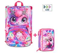 ZAINO ESTENSIBILE BIG SEVEN SJ GANG CAT LED + ASTUCCIO 3 ZIP