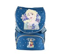 Zaino Estensibile Frozen 40x30x13/20 cm - Capacità 18-24 L, Schienale Ergonomico Rinforzato, Spallacci Imbottiti, Patch 3D - Licenza Ufficiale Disney Cerdà