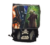 Zaino estensibile scuola STAR WARS 2018 nero stampato+maschera Darth Vader omagg