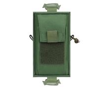 Zaino Esterno con Tracolla Marsupio Portaoggetti Molle EDC, Porta Telefono Organizer, per Sport Corsa Campeggio Escursionismo Caccia Accessori(Green)