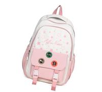 Zaino Estetico Per La Ragazza Stili Coreani Primari Daypack Casual Daypacks Rackack Sacchetta Della Scuola Studentessa Sacca Coreana Borsa Scolastica Star Stampare Zaino Casual
