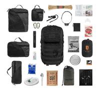 Zaino evacuazione Brytzky Tactical Polygon Large 36 l Black V2 - con equipaggiamento