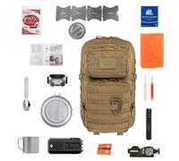 Zaino evacuazione Brytzky Tactical Polygon Large 36 l Large V2 con equipaggiamento - Coyote
