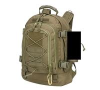 Zaino extra grande da 60 litri, resistente all'acqua, per escursioni all'aperto, per uomo e donna, Verde militare