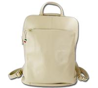 Zaino Firenze Donna In Vera Pelle City Beige ORM103I