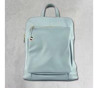 Zaino Firenze Donna In Vera Pelle Zaino Da Città Azzurro OTF610H