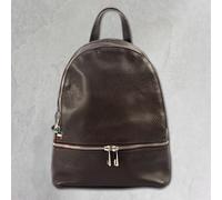 Zaino Firenze Donna In Vera Pelle Zaino Da Città Marrone OTF612N