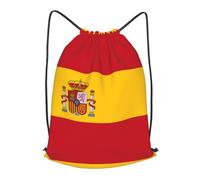 Zaino Fitness Spanish Flag Leggero Borsa con Cordoncino Impermeabile Sacca Sportiva per Studenti Ginnastica Spiaggia 39X46Cm