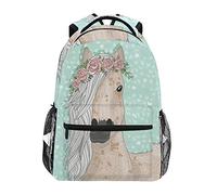Zaino Flower Horse School per Borsone da viaggio Kids Boys Bambina