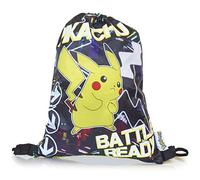 Zaino Fluorescente Pokémon Scuola | Grande Zaino Con Pikachu | Cartella per Bambini, Adolescenti, Ragazzi, Zainetto da Viaggio, Sacca Sportiva, Palestra Con Lettere Fluorescente (Sacca sportiva)