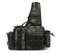 Zaino for attrezzatura da pesca, scatola for esche, marsupio con portacanna, tracolla, borsa portaoggetti sul petto(BCP)