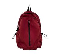 Zaino fotografico da escursionismo versatile per il lavoro quotidiano, il lavoro e l'uso spazioso, ideale per abiti, jeans e abbigliamento casual. Zaini con porta canna da pesca, Colore: rosso, Taglia