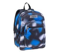 Seven Zaino Scuola Freethink, Blu Nero, Doppio Scomparto Con Tasca per PC e Tasca per Borraccia, 34 L, Scuola Media e Superiore, Zaino Ragazzo