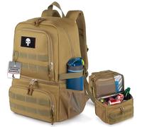 Zaino Frigo Tactical a Doppio Livello per Uomini, Grande Zaino Pranzo con 2 Compartimenti, Borsa Frigo Morbida