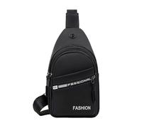 Zaino Funzionale alla Moda per Il Tempo Libero e Grande capacità, Perfetto per Lo Sport e l'uso Quotidiano. (Black, One Size)