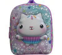 Zaino Gabby Dollhouse 3D Eva Ampio scomparto principale e spallacci regolabili e imbottiti - Zaino Gabby Dimensioni 32,5 cm 3D Eva Leggero e comodo da trasportare e Design Gabby Lascia che i tuoi bamb