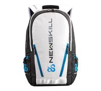 Newskill Mercury, Zaino per laptop da gioco da 15,6", design urbano, base in nylon e pelle testurizzata, schienale e interni imbottiti e traspiranti, presa USB, bianco