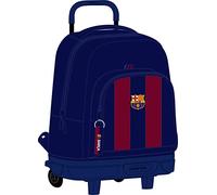 ZAINO GDE. Con ruote compatte estraibili F.C.BARCELLONA 1ª attrezzatura. 23/24, blu marino/rosso, Estándar, Casual