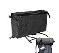 Zaino Gear Pouch, Lightweight Hiking Bag, portatile Storage with Water-Resistant Feature, Multi-Purpose Carry Bag with Compact Build, Outdoor Pouch with Modern Look, Travel Accessory for Gyms, Nero
