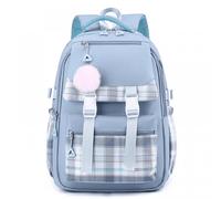Zaino grande da viaggio, borsa a tracolla per laptop, borsa per libri scolastici - Blu