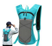 Zaino Idratazione Corsa, Serbatoio d'acqua Portatile, Nylon Leggero con Strisce Riflettenti, Serbatoio E Spallacci Regolabili per Caccia, Corsa, Escursionismo, Arrampicata