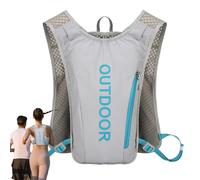 Zaino idrato da escursionismo - Compatto da 5 litri - Porta acqua portatile in nylon | Design a strisce riflettenti con facile accesso, attrezzatura esterna leggera per le attività sportive