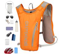 Zaino idrico da 5 l, con cinghie pettorali, per attività all'aperto, corsa, ciclismo, escursionismo, leggero, per atleti, arrampicatori, maratoneti, ciclisti, trekking, attrezzi da fitness