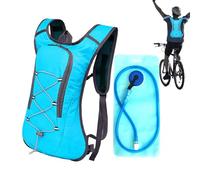 Zaino idrico per la corsa - Gilet idratante multiuso per esterni | Zaino portatile delicato sulla pelle con cordino elastico per vescica d'acqua da 2 litri per uomini e donne, perfetto per l'escursion